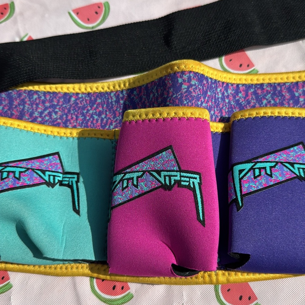Vibrant Pit Viper Seltzer Beer Can Belt